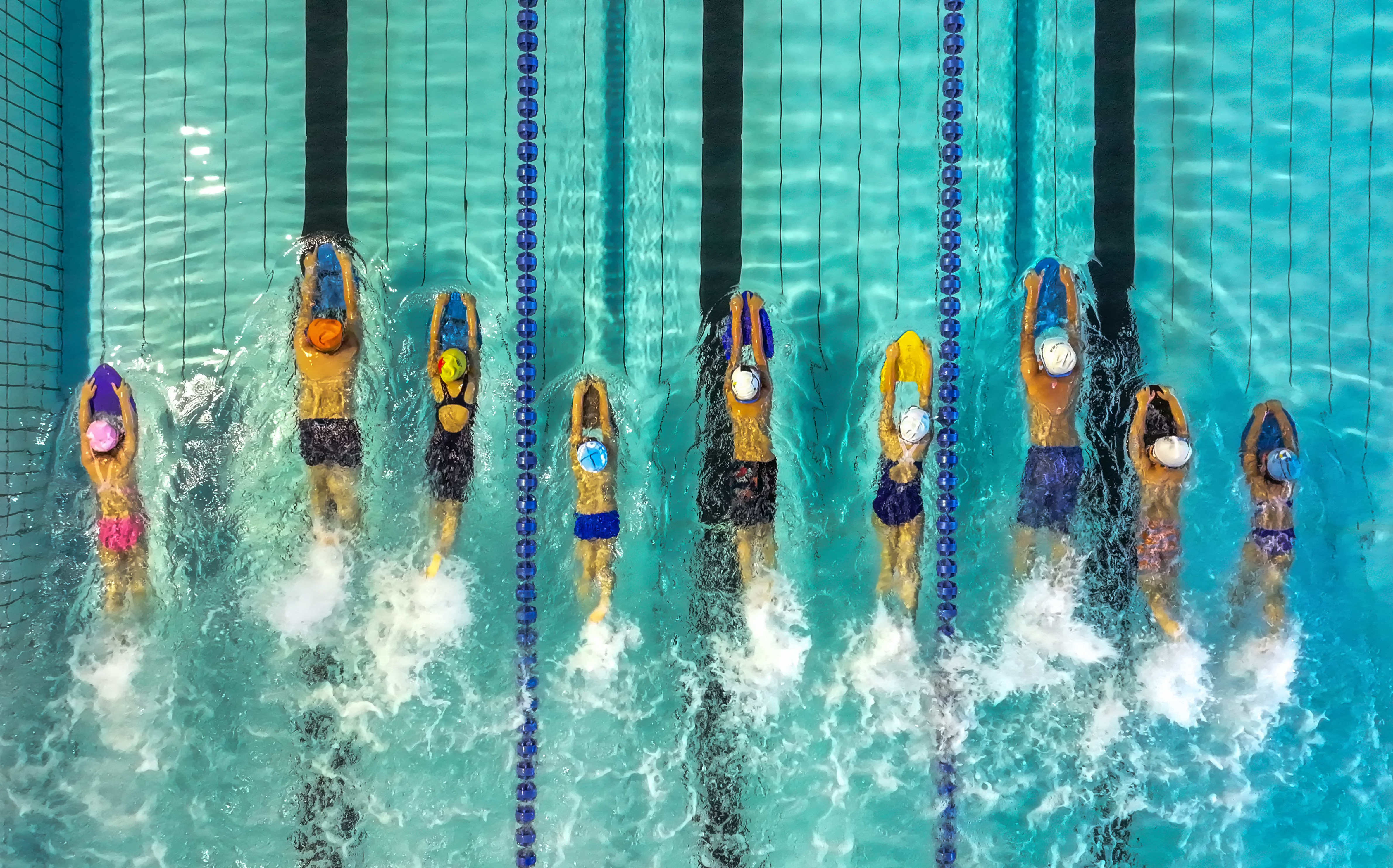 安徽合肥：学游泳强体魄(2)